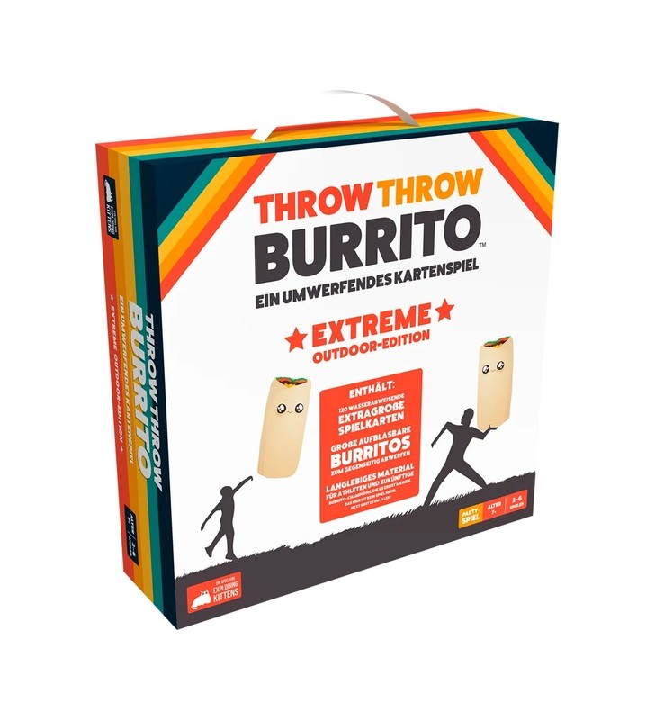 Asmodee throw throw burrito: joc de petrecere extreme outdoor edition