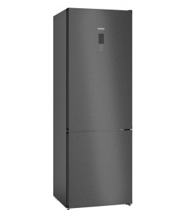 Siemens iq300 kg49nxxcf combină frigorifică de sine stătător 440 l c negru, din oţel inoxidabil