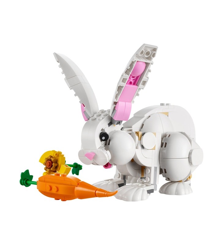 Jucărie de construcție lego 31133 creator 3în1 iepure alb