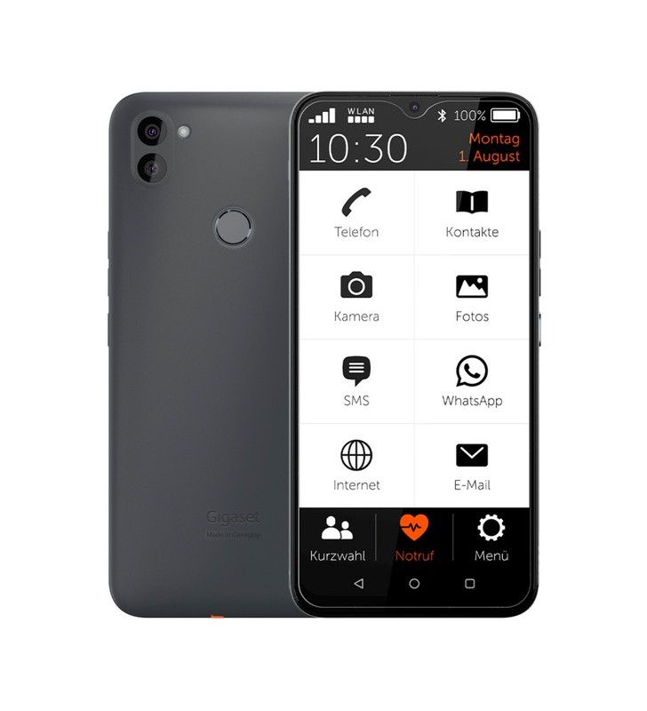 Gigaset gs5 senior 64gb, telefon mobil (negru, android 12, 4 gb)