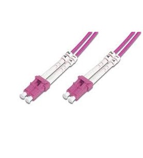 Digitus lc/lc, 10 m fibre optic cable pink (dk-2533-10-4)