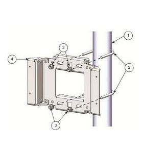 Cisco iw3700 series pole-mount kit . din rail mounting bracket
