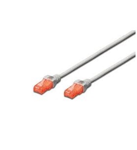 Digitus cat6 u/utp patch cable/pvc awg 26/7 length 0.5m yellow