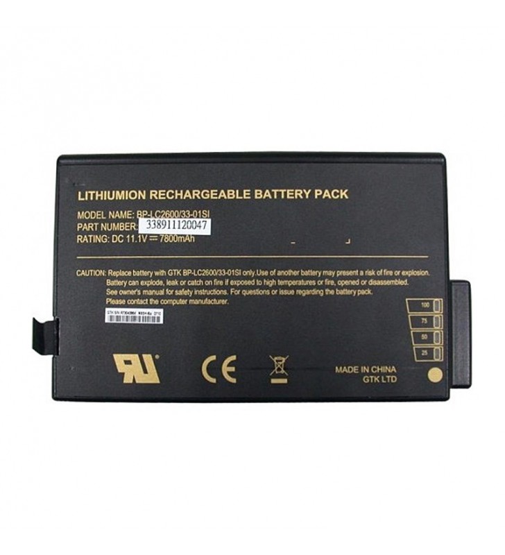 Getac 8700mah li-ion battery for getac x500 notebook