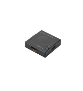 Digitus ds-45302 mini switch hdmi 2-port, 1920x1080p fhd 3d, hdcp1.3