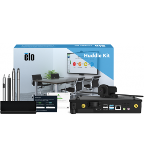 Elo huddle kit elo e380925 i5 win 10 sac computer module (ecmg4), conference camera, accessories