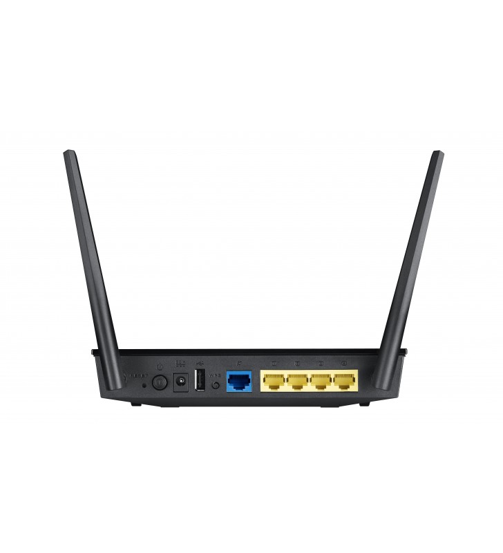 Asus rt-ac52u b1 router wireless bandă dublă (2.4 ghz/ 5 ghz) gigabit ethernet negru