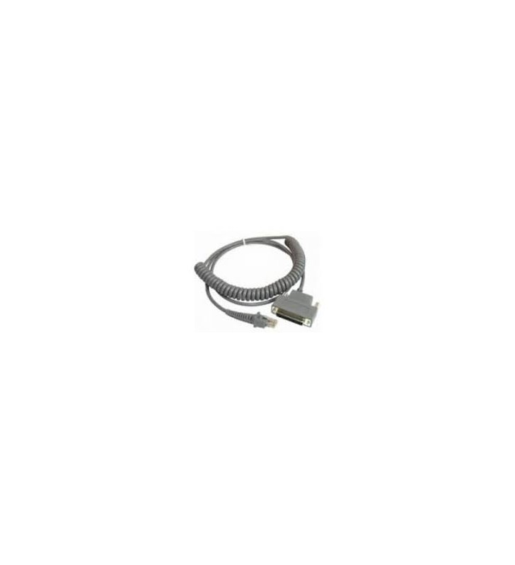 Cable, rs-232, 25p, female, coiled, cab-363 (power available on pin 9 of the connector or through external power supply), 6 ft.