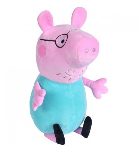 Jucărie simba peppa pig papa pig (roz/turcoaz, 37 cm)