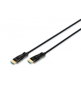 Hdmi aoc hybrid-fiber connection cable, type a m/m, 15m, uhd 4k@60hz, ce, gold, bl