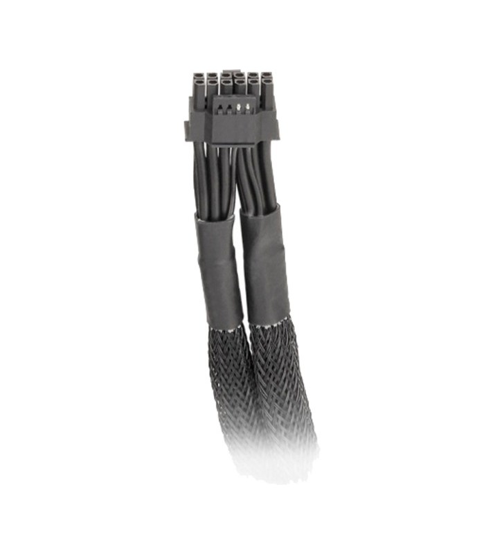 Cablu splitter pcie gen 5 cu manșon thermaltake (negru, 60 cm)