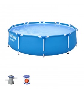 Bestway steel pro 56679 piscine supraterane piscină cadru rotundă albastru