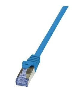Logilink cq3056s logilink - patch cablu cat.6a 10g s/ftp pimf primeline 2m albastru