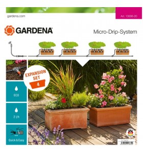 Set extensie pentru jardiniere gardena, 32 bucati, modul de extensie (pentru 4 jardiniere)