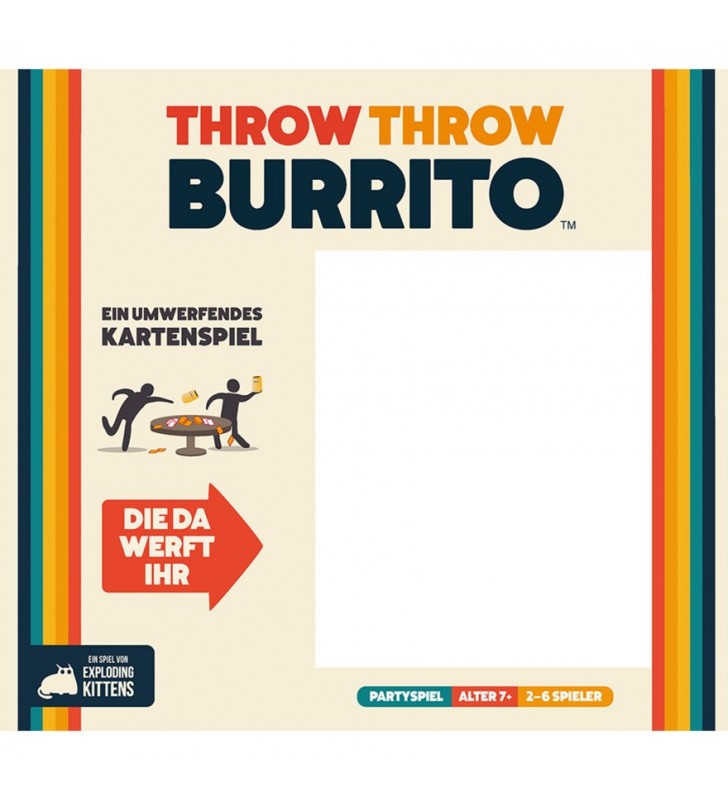 Asmodee throw throw burrito, pachet de cărți