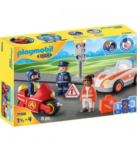 Playmobil 71156 1.2.3 eroi de zi cu zi, jucării de construcție