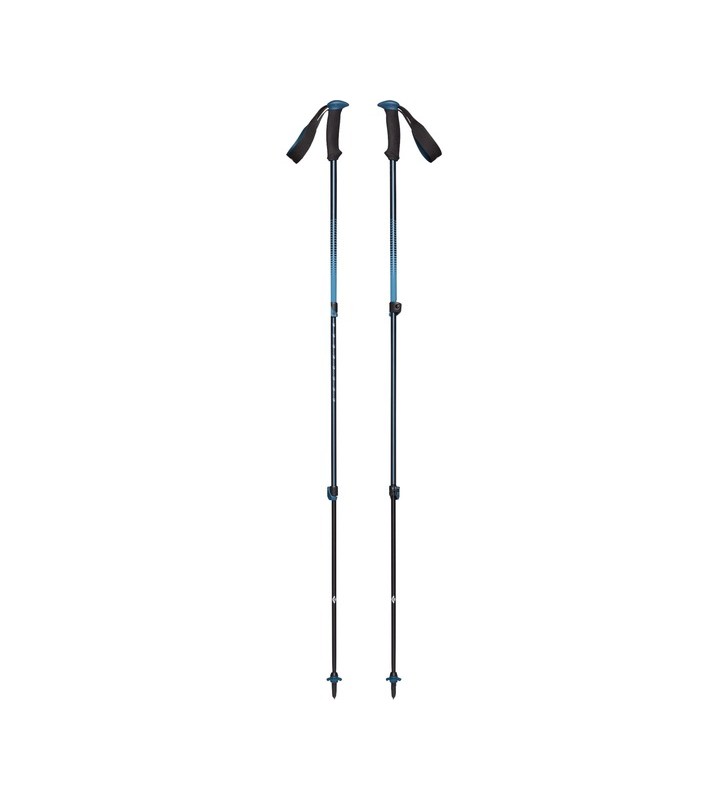 Black diamond bețe de trekking trail back, echipament de fitness (albastru, 1 pereche, 100 până la 140 cm)