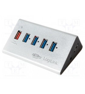Logilink ua0227 logilink - usb 3.0 high speed hub 4-port + 1x fast charging port