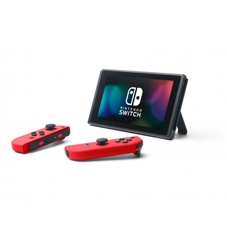 Nintendo switch + super mario odyssey consolă portabilă de jocuri 15,8 cm (6.2") 32 giga bites ecran tactil wi-fi gri, roşu