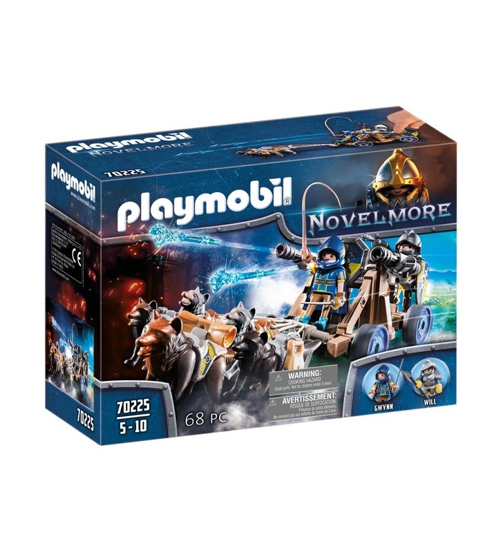Playmobil 70225 jucărie de construcție novelmore wolf team și tun de apă