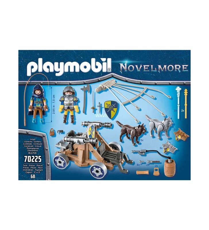 Playmobil 70225 jucărie de construcție novelmore wolf team și tun de apă