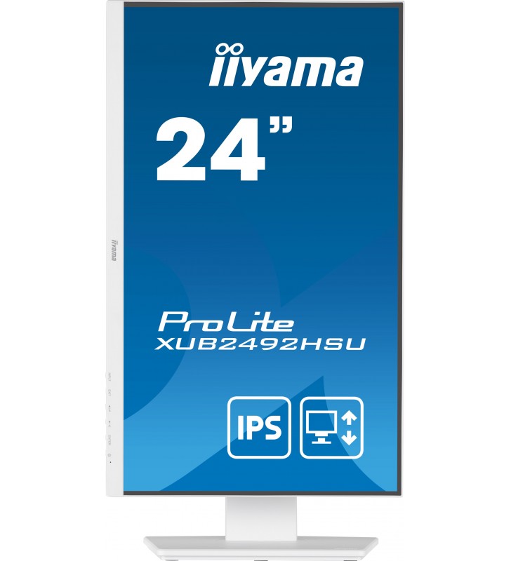 Iiyama prolite xub2492hsu-w5 led display 61 cm (24") 1920 x 1080 pixel full hd alb