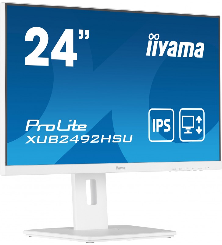 Iiyama prolite xub2492hsu-w5 led display 61 cm (24") 1920 x 1080 pixel full hd alb