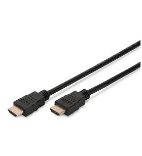 Digitus hdmi high speed connection cable, type a m/m, 10.0m, w/ethernet, hdmi 1.4, gold, bl