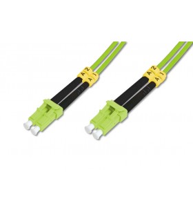 Fo patch cord, duplex, lc to lc mm om5 50/125 æ, 7 m