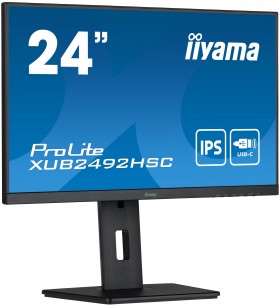 Iiyama prolite xub2492hsc-b5 led display 61 cm (24") 1920 x 1080 pixel full hd negru