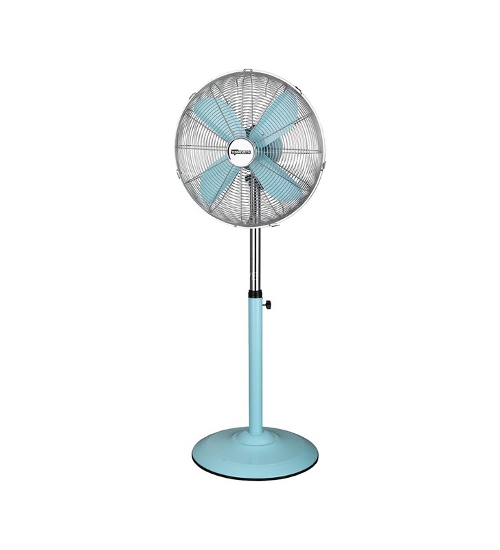 Ventilator pe piedestal termozeta londra (albastru/crom)