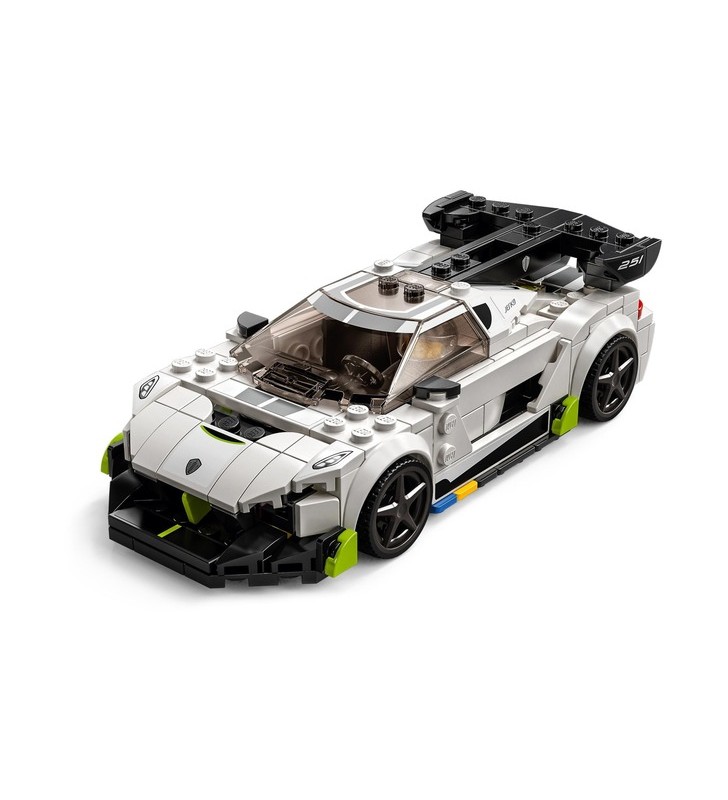 Jucărie de construcție lego 76900 speed ​​champions koenigsegg jesko (alb negru)