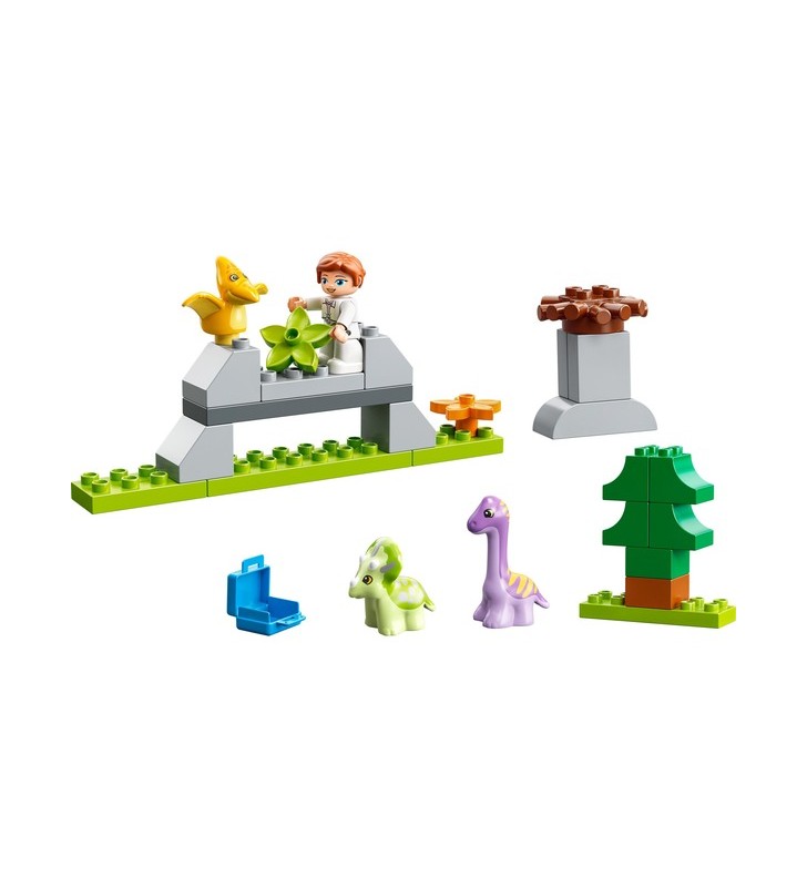 Jucărie de construcție lego 10938 duplo jurassic world pentru creșă de dinozauri