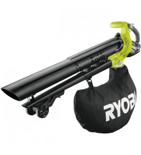Ryobi one+ aspirator de frunze fără fir obv18, 18 volți, aspirator de frunze/suflator de frunze (verde/negru, fără baterie și încărcător)