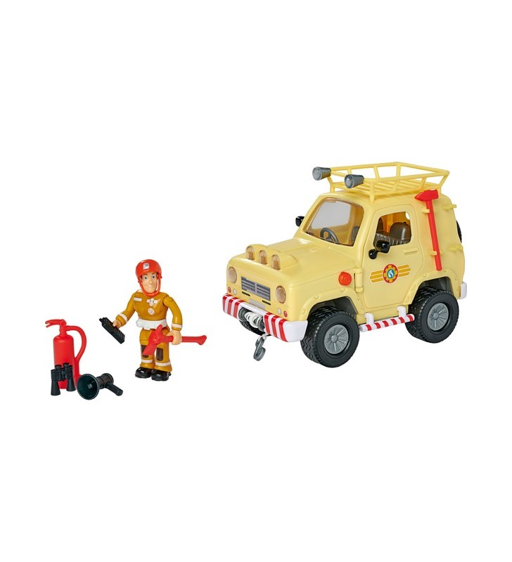 Simba fireman sam 4x4 off-road vehicle vehicul de jucărie (inclusiv figura)
