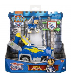 Paw patrol rescue knights chase transforming toy car