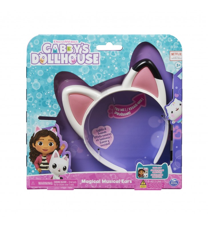 Gabby's dollhouse magical musical cat ears with lights, music