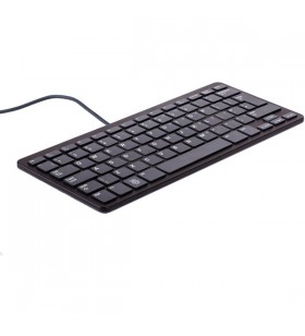 Raspberry pi foundation tastatura oficială raspberry pi (negru/gri, aspect de, inclusiv hub usb cu 3 porturi)