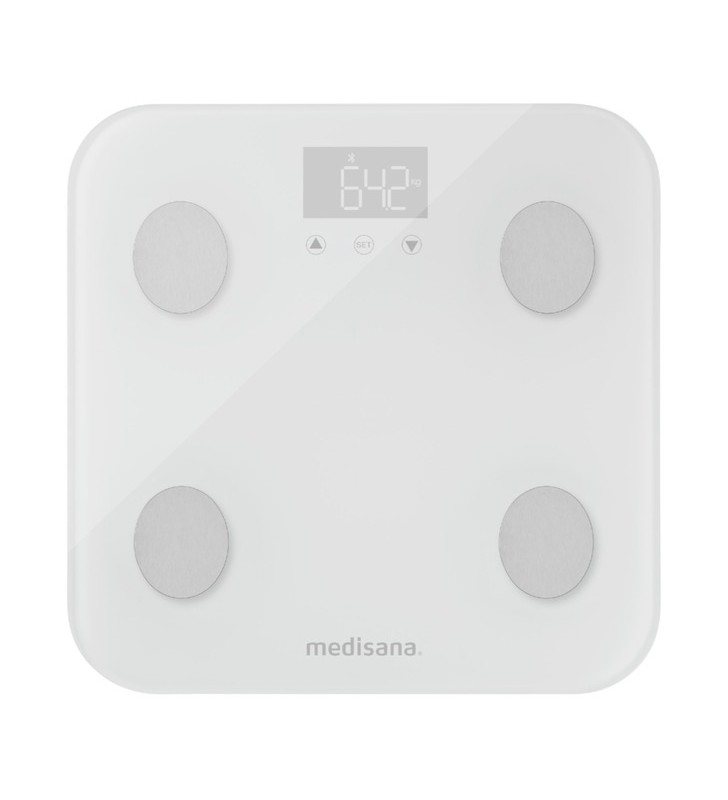 Cantar de analiza corporala medisana connect wifi & bluetooth bs 600 (alb)