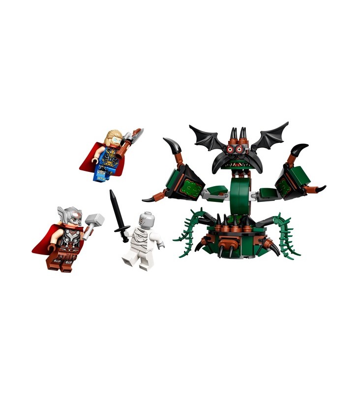 Lego 76207 atacul supereroilor marvel asupra noii jucării de construcție asgard