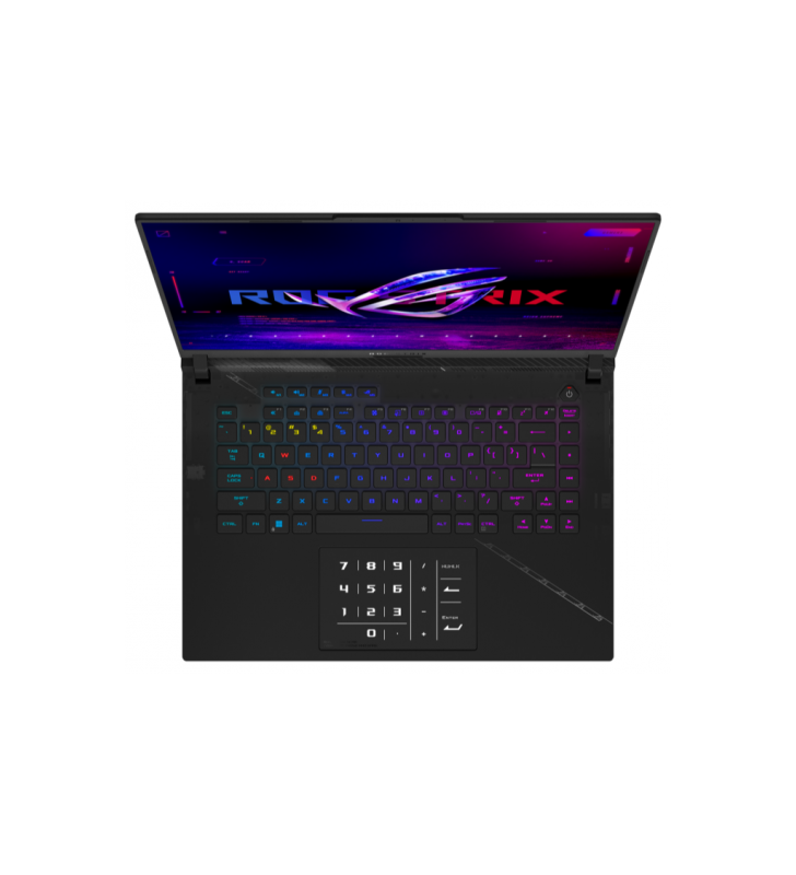 Laptop gaming asus rog strix scar 16 g634jy cu procesor intel® core™ i9-13980hx pana la 5.60 ghz, 16", qhd+, 240hz, 32gb, 1tb ssd, nvidia® geforce rtx™ 4090 16gb gddr6, no os, off black