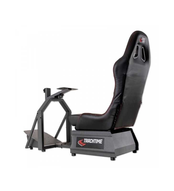 Raceroom tracktime game seat tt3055, scaun gaming (negru)