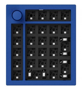 Keychron q0+ barebones, tastatură numerică (albastru, hot swap, cadru de aluminiu, rgb, buton)