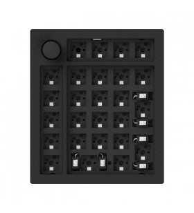 Keychron q0+ barebones, tastatură numerică (negru, hot swap, cadru de aluminiu, rgb, buton)