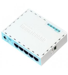 Mikrotik mt rb750gr3 mikrotik hex routeros l4 256mb ram, 5xgig lan, soho router, poe in, plastic case
