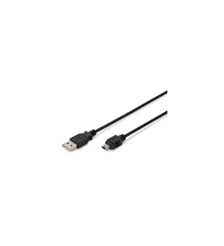 Asm ak-300108-018-s assmann usb 2.0 highspeed cable usb a m (plug)/miniusb b (5pin) m (plug) 1,8m bl