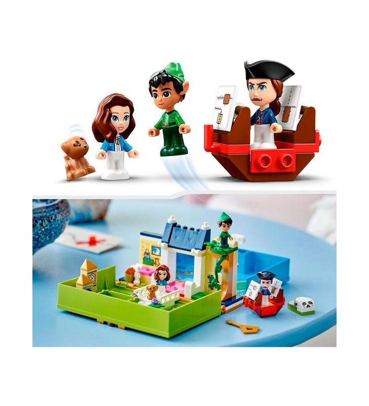 Jucărie de construcție lego 43220 disney classic peter pan și wendy storybook adventures