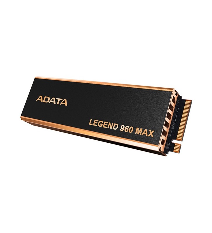 Adata legend 960 max 4tb, ssd (gri închis/auriu, pcie 4.0 x4, nvme 1.4, m.2 2280)