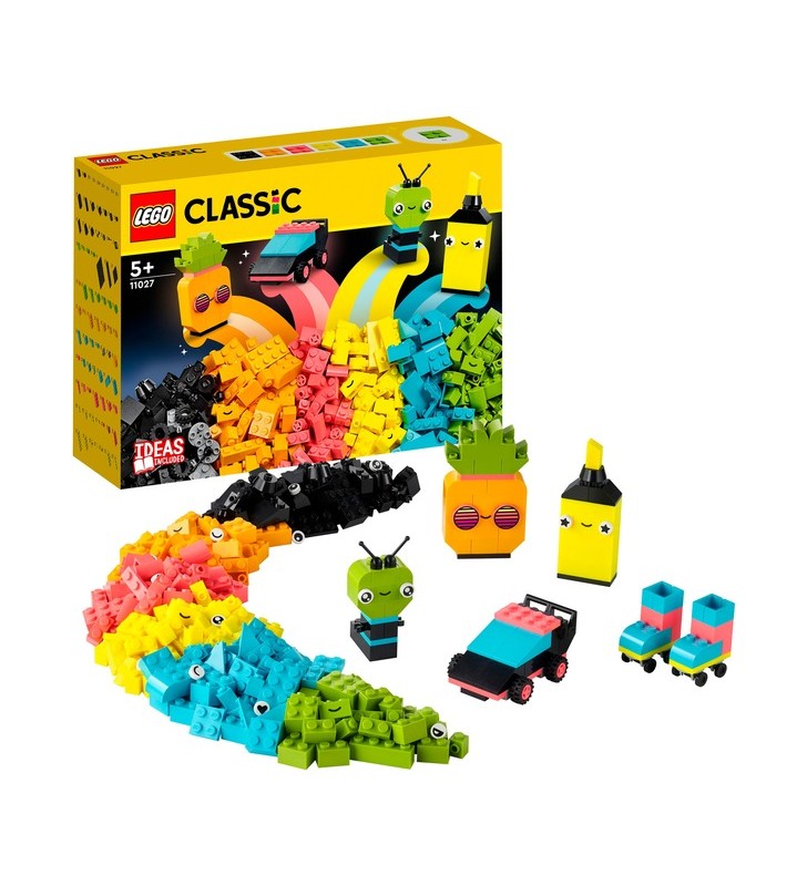Lego 11027 set de construcții creativ cu neon clasic jucărie de construcție