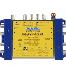Technisat techniswitch5/8 g2 m.nt, multi-switch (galben albastru)